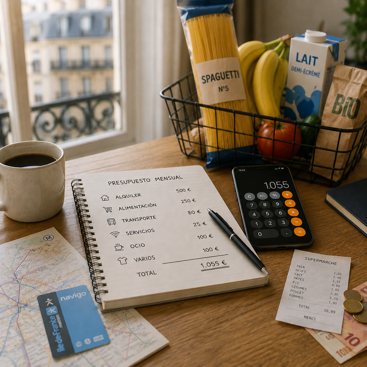 How much it costs to live in France: real budget for Latin Americans in 2026 - Blog Allée France sobre migración a Francia
